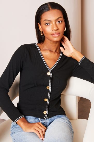 Lipsy black sale cardigan