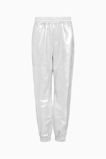Mens silver outlet joggers
