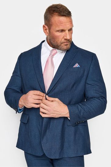 Buy BadRhino Big Tall Blue Short Regular Fit Wedding Suit Jacket from Next Kuwait