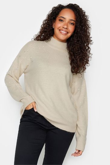 Cream embellished on sale jumper