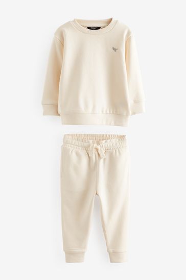 Cream jogger set clearance