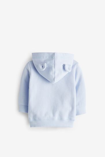 Buy Benetton Baby Blue Hoodie Jacket from the Laura Ashley online shop