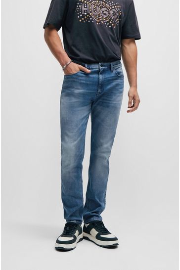 HUGO Slim Fit Comfort Stretch Denim Jeans