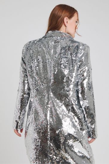 Simply be silver dress online
