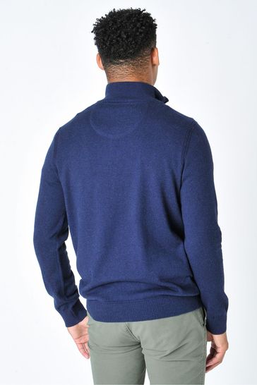 Mens zip funnel neck jumper store