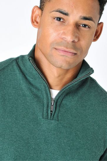 Half zip funnel on sale neck jumper mens