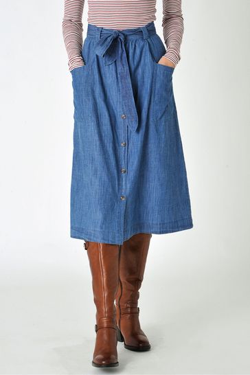 Blue skirt shop womens
