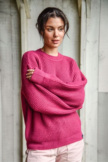 Buy Burgs Lustleigh Womens Chunky Jumper with Crew Neck from Next