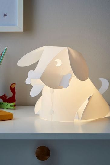 glow White Dog Table Lamp