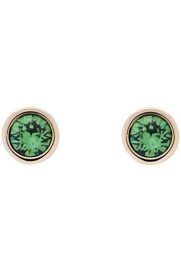 Ted Baker Gold Tone Sinaa Crystal Stud Earrings