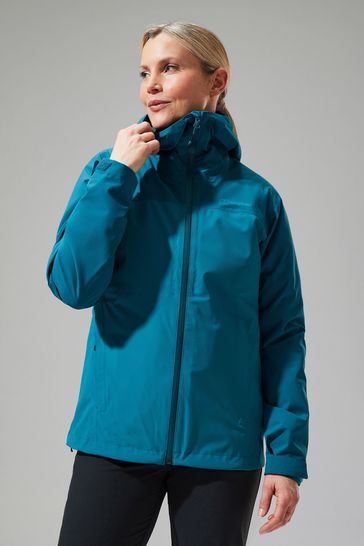 Ladies blue waterproof top jacket