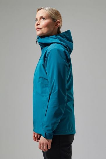 Ladies blue waterproof top jacket