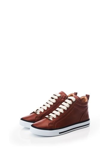 Buy Moda in Pelle Blaize High Top Lace up Trainers from Next