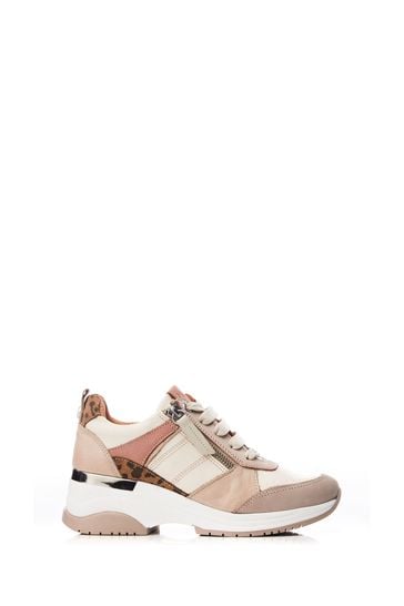 Buy Moda in Pelle Alican Chunky Lace Up Wedges Black Trainers bei