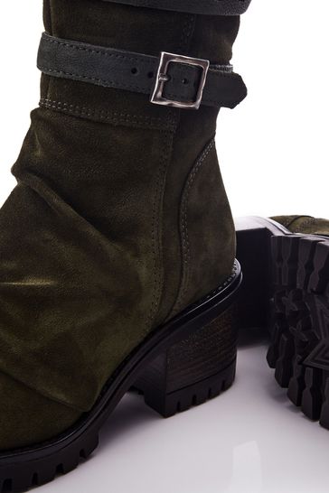 3 buckle shop booties