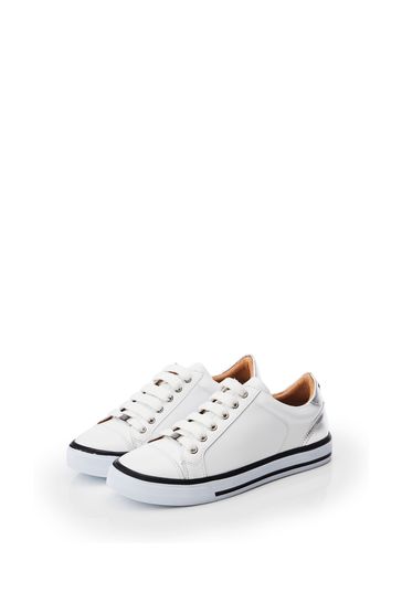 Buy Moda in Pelle Slim Amor Sole Lace Up Trainers from Next Slovakia