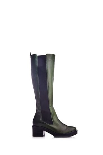 Moda in Pelle Linettie Long Chelsea Block Heel Boots