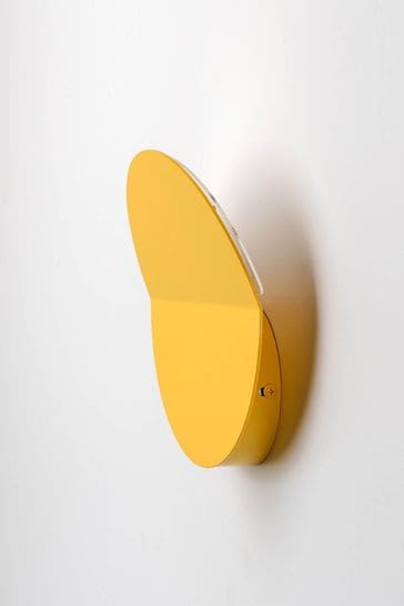 Houseof. Yellow Round Diffuser Wall Light