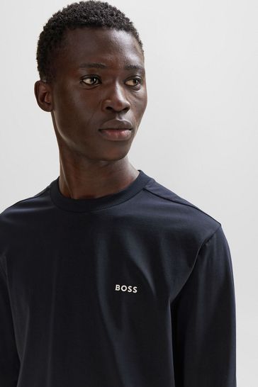Buy BOSS Regular Fit Jersey Long Sleeve T Shirt from Next Bahrain