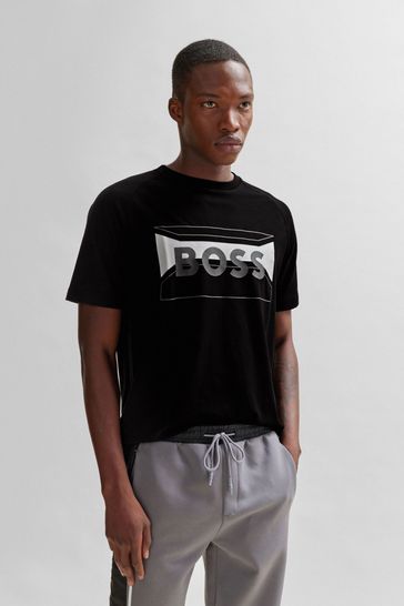 BOSS Black Logo Artwork T-Shirt