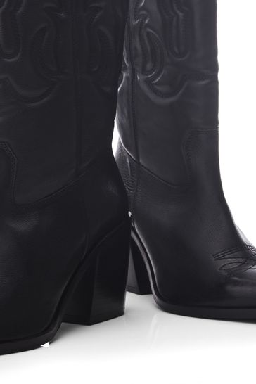 Moda in 2025 pelle cowboy boots