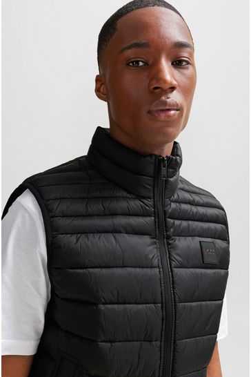 Buy BOSS Black Lightweight Padded Gilet With Water Repellent Finish from Next Bahrain