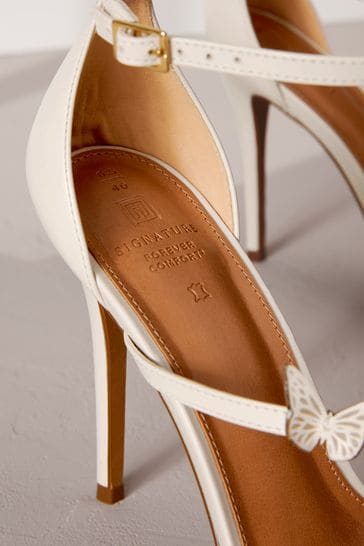 Butterfly high heel shoes best sale