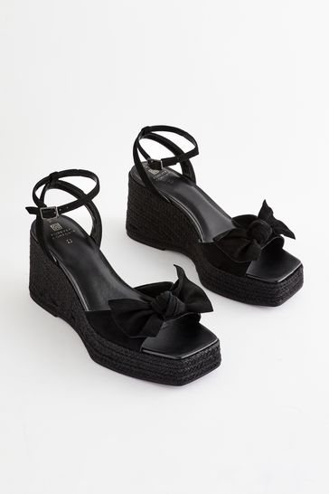 Next black wedges discount