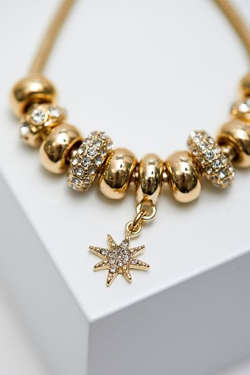 Buy Lipsy Jewellery Gold Tone Celestial Charm Bracelet from Next