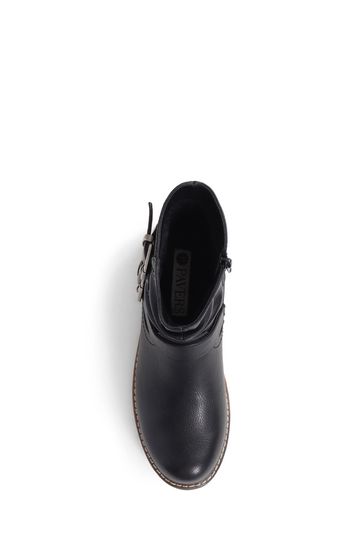 Chunky buckle ankle best sale boots