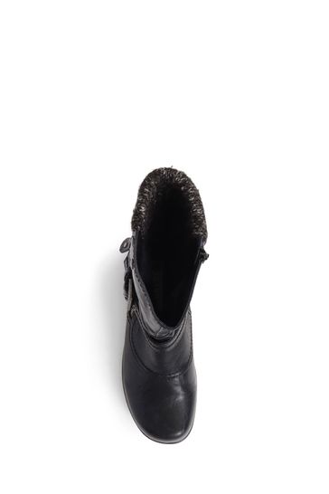 Fur lined calf boots cheap