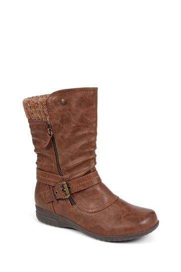 Slouch outlet calf boots