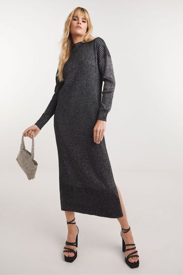 Simply be clearance silver dress