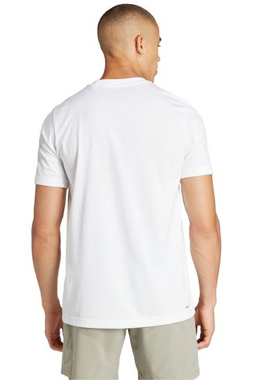 Buy adidas White AEROREADY Tennis Logo Slam Graphic T Shirt from Next Bahrain
