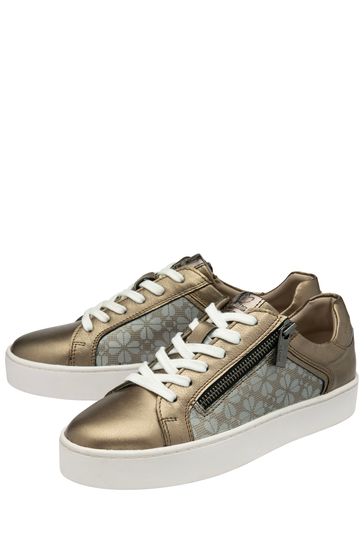 Leather discount casual trainers