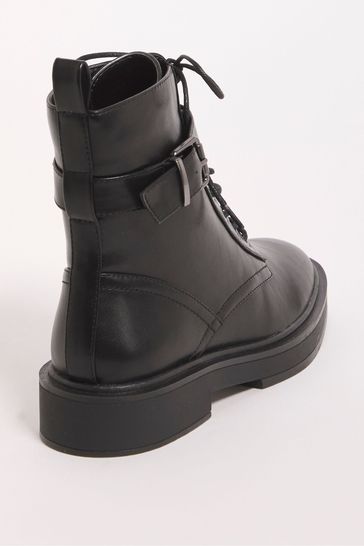 Extra wide lace up boots 2025