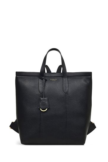 Radley London Large Furze Lane Zip-Top Black Backpack