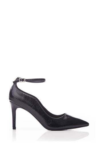 Buy Moda in Pelle Cristel Swirl Cut Topline Ankle Strap Court
