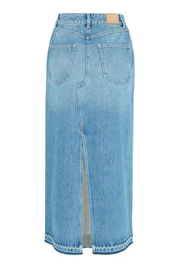 Buy Mint Velvet Blue Denim Maxi Skirt from Next Bahrain