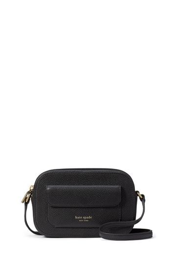 Buy kate spade new york Ava Pebbled Leather Crossbody Black Bag from Next Turkey