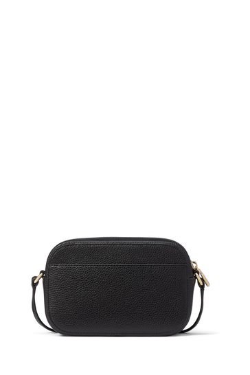 Kate spade black leather crossbody clearance