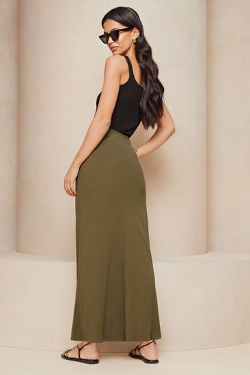 Khaki green skirt 2025