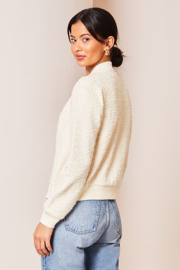 Bomber jacket on sale cream