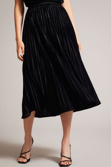 Black pleated sales skirt south africa