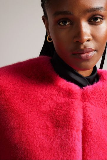 Faux cheap fur capelet