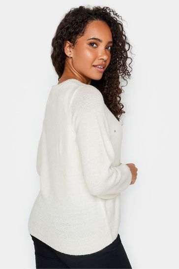 Sequin snowflake sweater hot sale