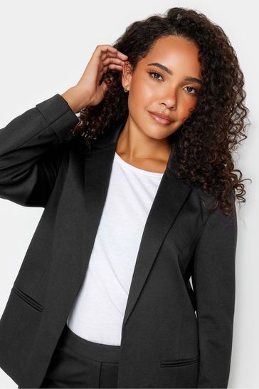 Petite ponte blazer top