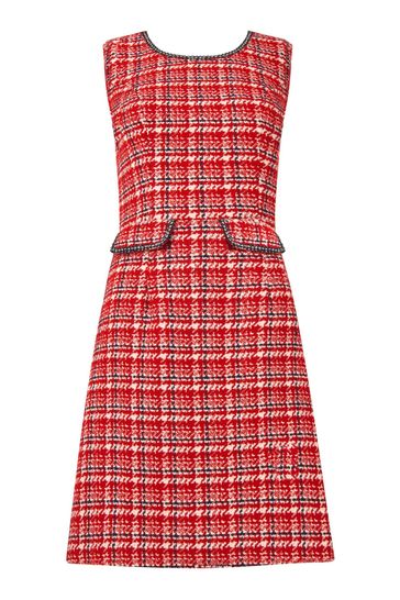 Next red hot sale check dress