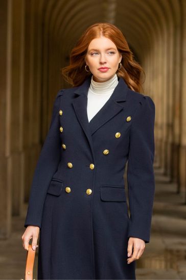 Next navy outlet military coat