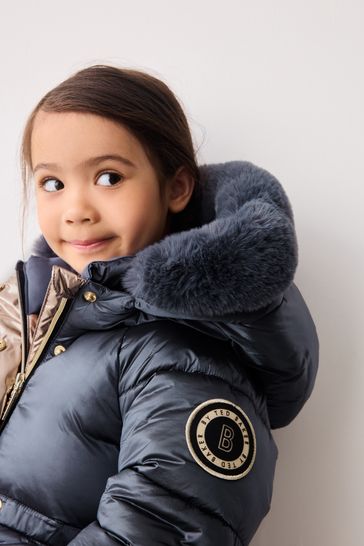 Ted baker girls navy coat shop